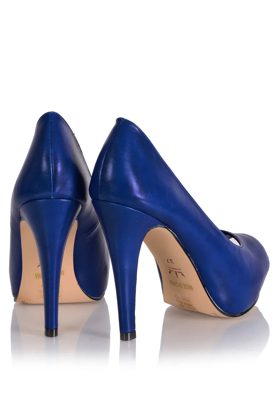 FRANCESCO MILANO LOIS Blue Heeled Pumps