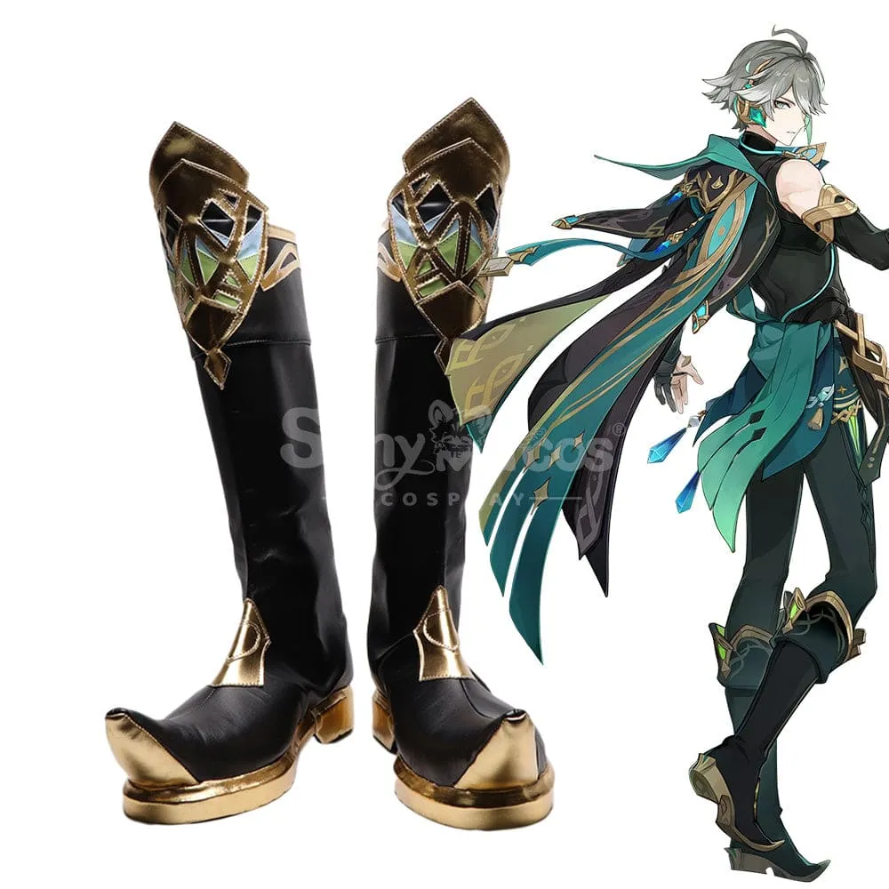 Game Genshin Impact Cosplay Alhaitham Cosplay Shoes