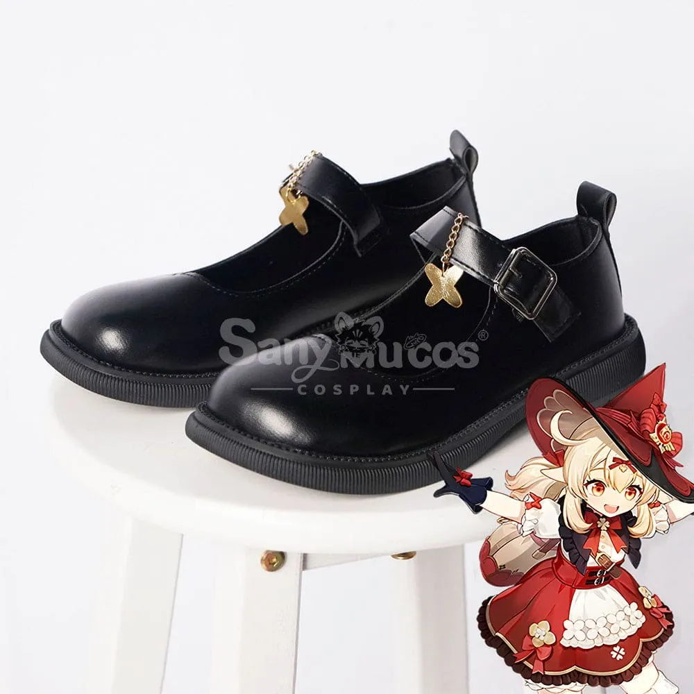 Game Genshin Impact Cosplay Blossoming Starlight Klee Cosplay Shoes