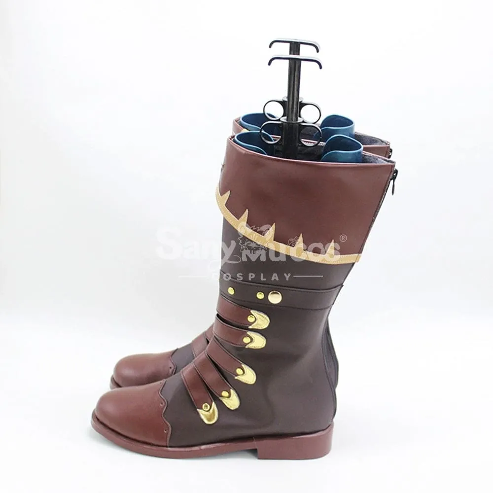 Game Genshin Impact Cosplay Diluc Cosplay Shoes