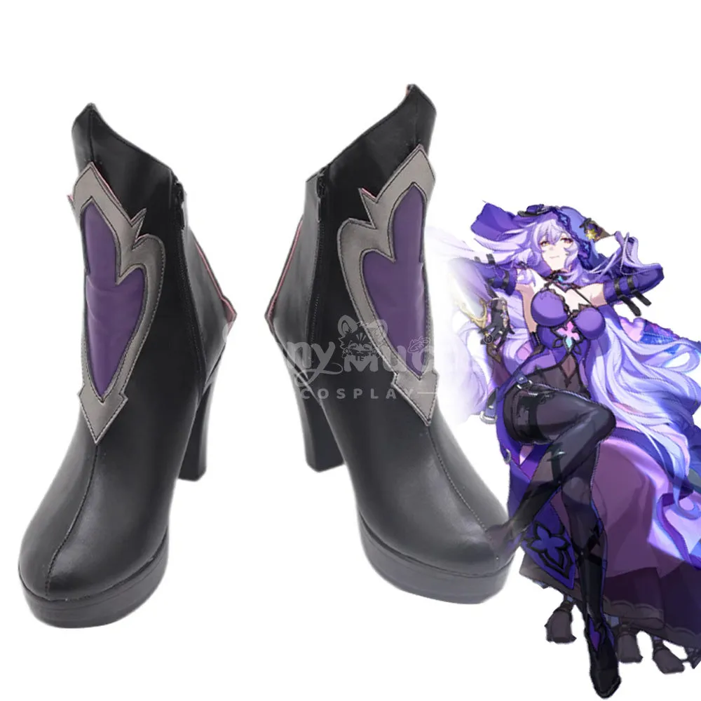 Game Honkai: Star Rail Cosplay Black Swan Cosplay Shoes