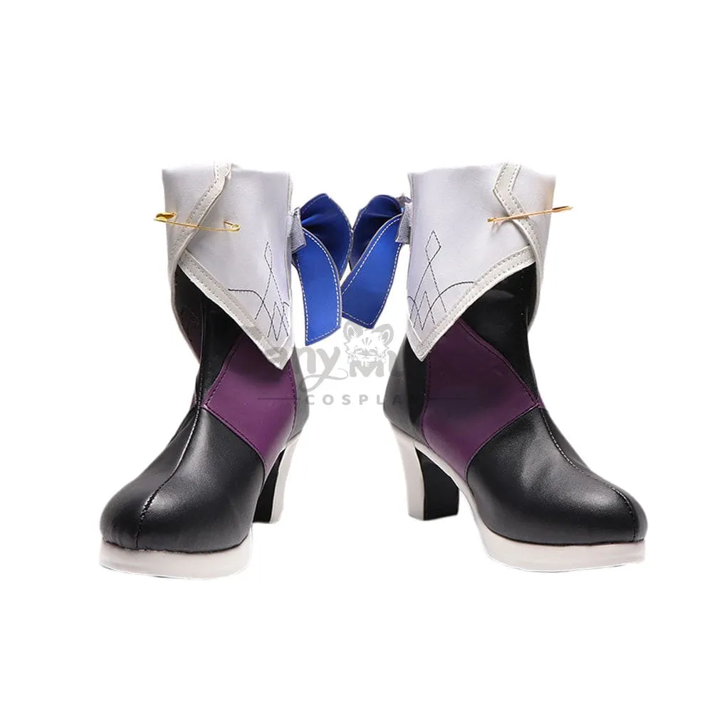 Game Honkai: Star Rail Cosplay Herta Purple Space Station Herta Cosplay Shoes