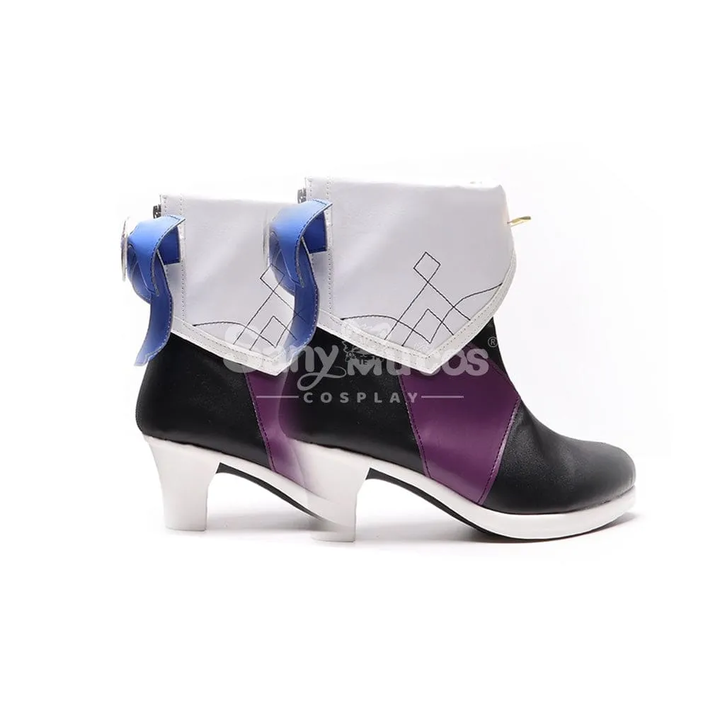 Game Honkai: Star Rail Cosplay Herta Purple Space Station Herta Cosplay Shoes