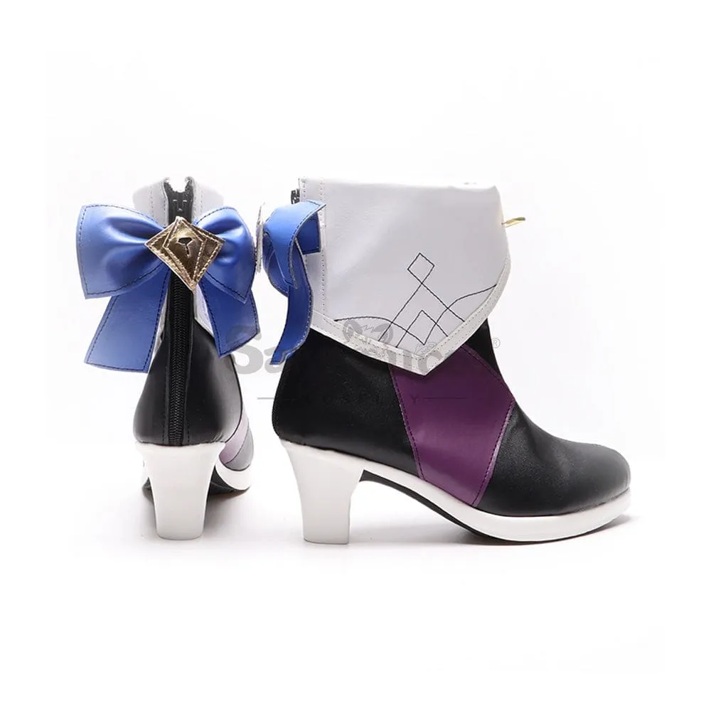 Game Honkai: Star Rail Cosplay Herta Purple Space Station Herta Cosplay Shoes