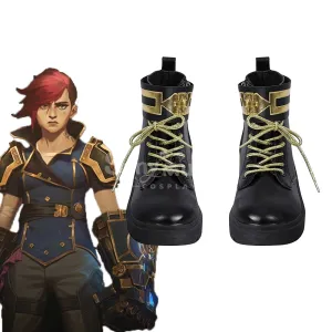 Game League of Legends Arcane 2 Cosplay Vi Cosplay Shoes