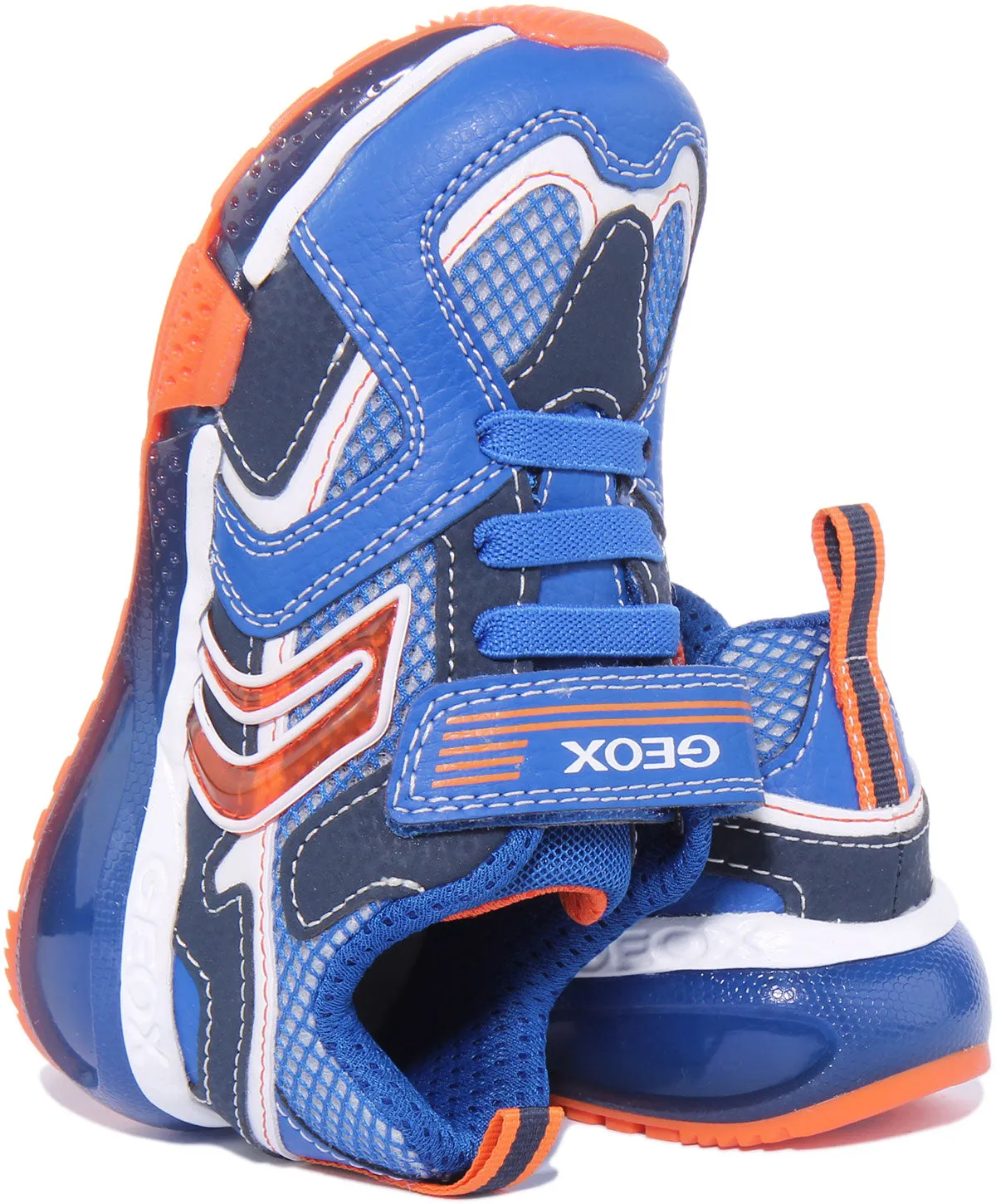 Geox J Bayonyc Light Up In Blue For Kids