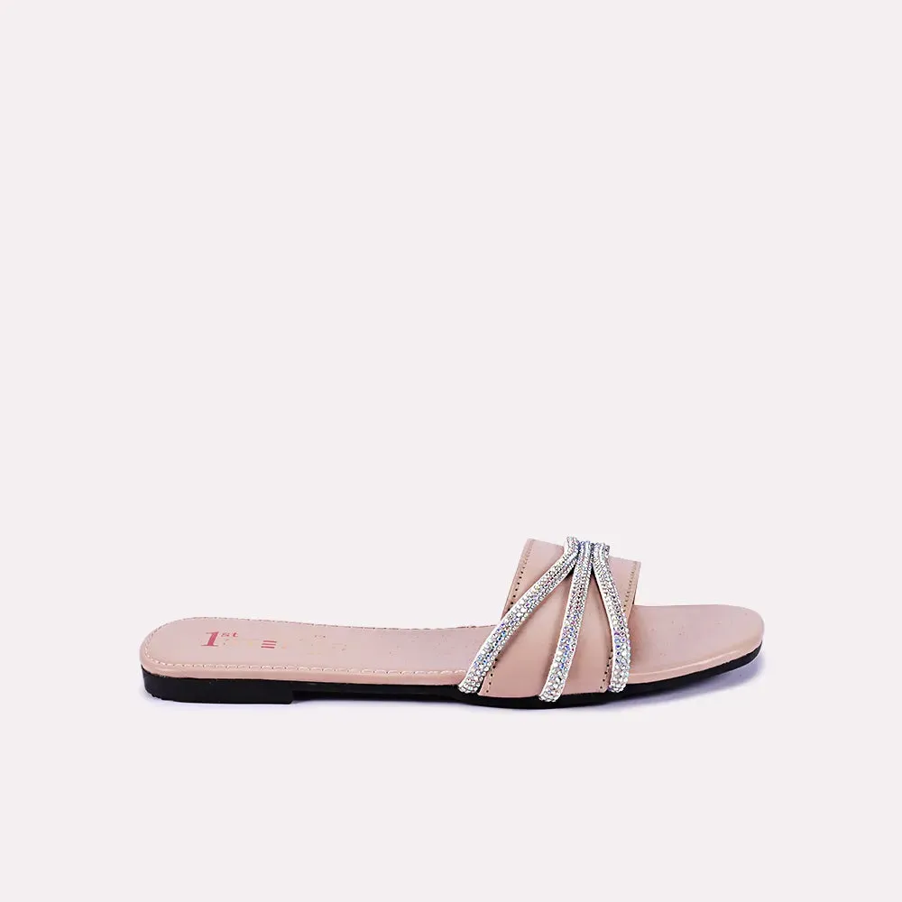 Giselle Peach Fancy Slippers 0412506