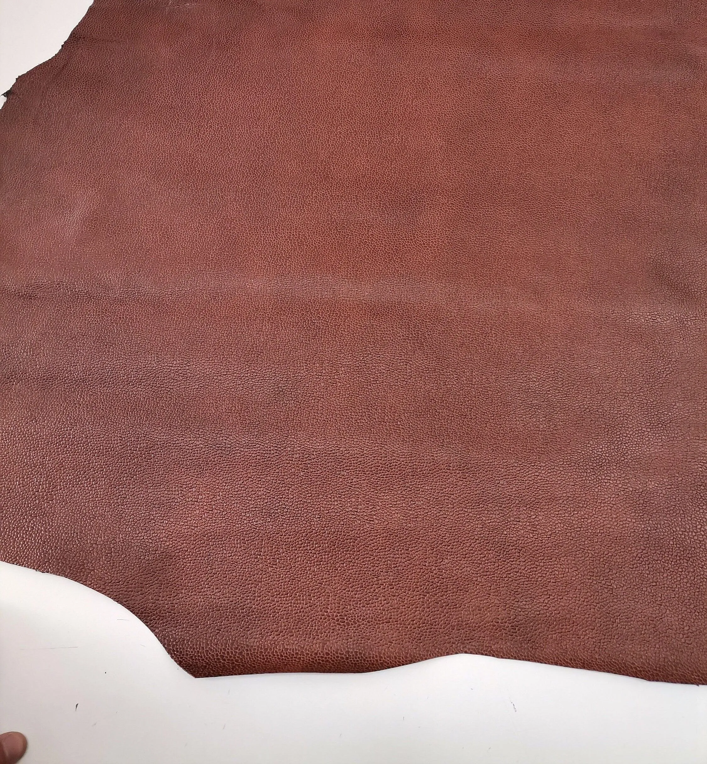 Goat leather hide, Genuine goat skin leather pieces bubble effect, thicknes