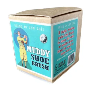 Golfer's Muddy Shoe Brush