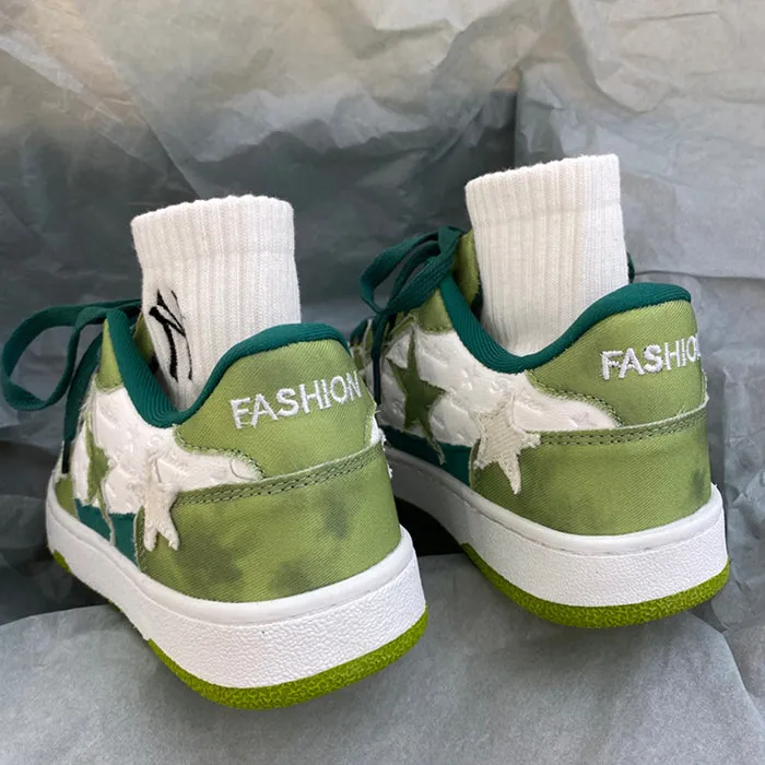 Green Star Sneakers