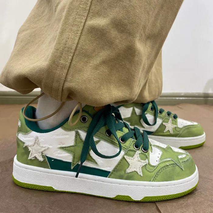 Green Star Sneakers