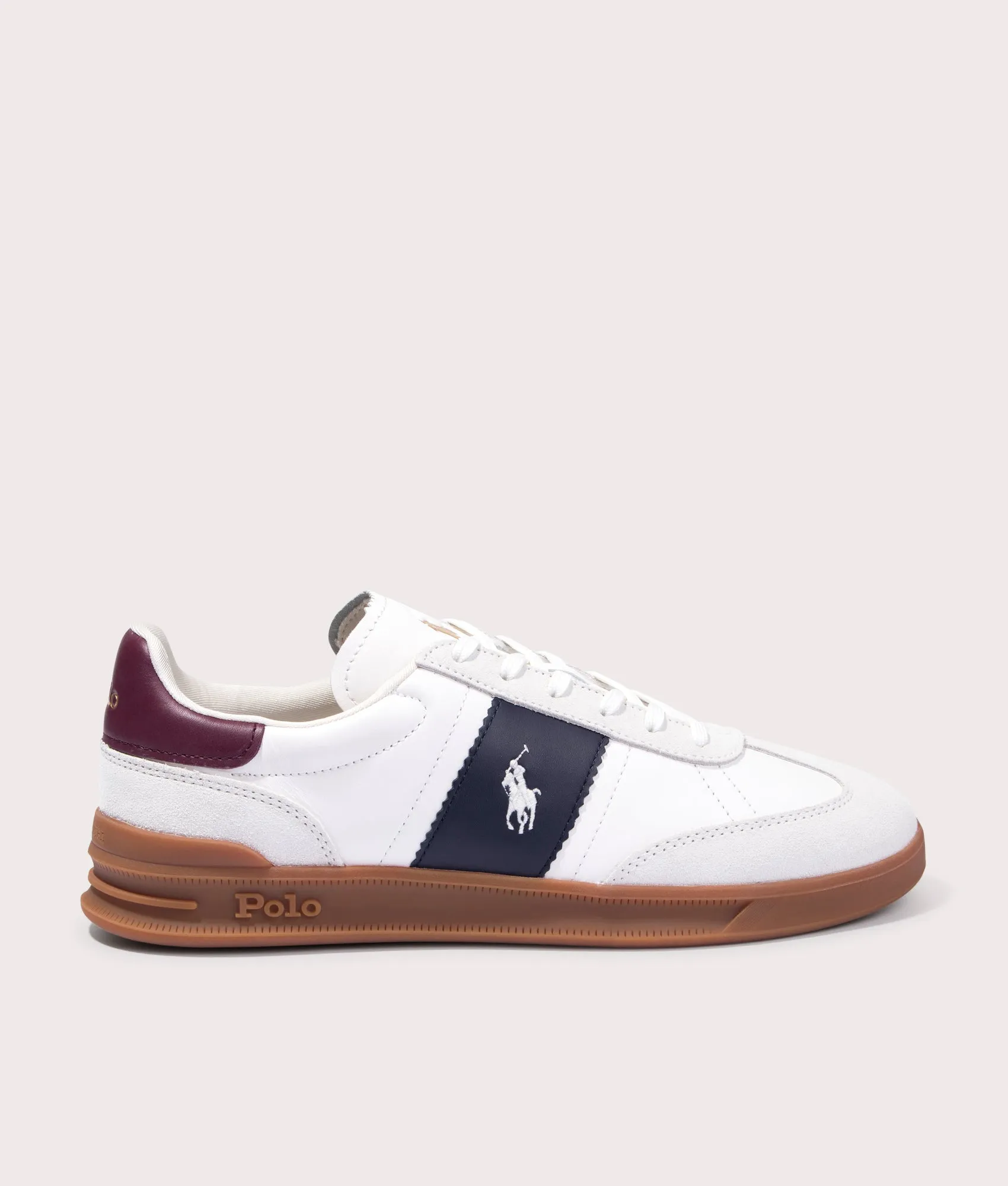 Heritage Aera Leather Suede Low Top Sneakers