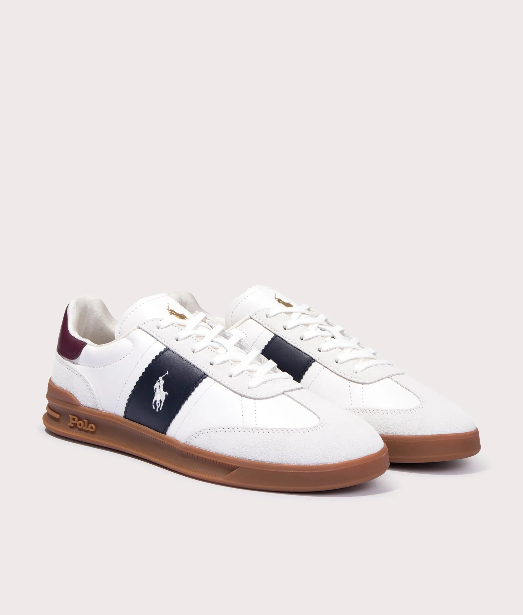 Heritage Aera Leather Suede Low Top Sneakers