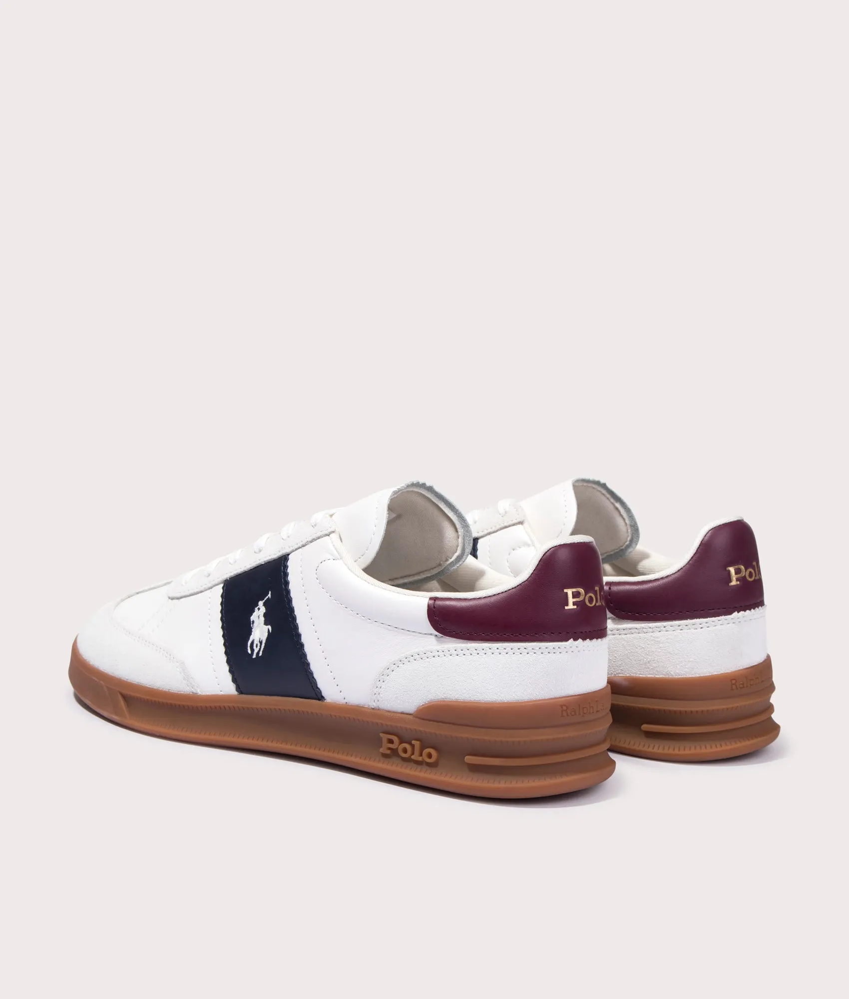 Heritage Aera Leather Suede Low Top Sneakers