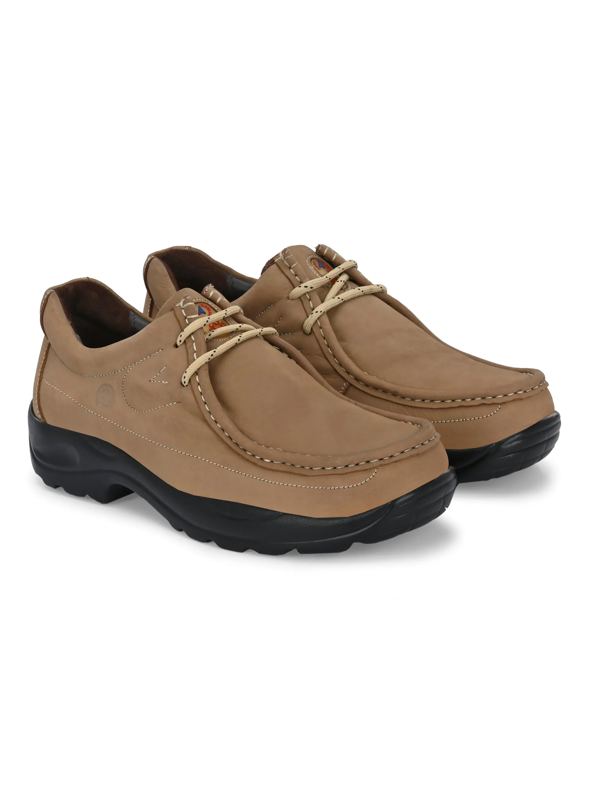 HITZ2651 Men's Cheeku Leather Casual Lace Up Shoes