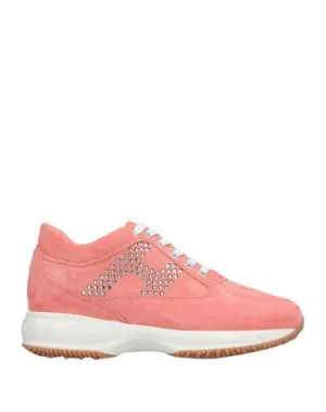 Hogan Women Low-tops & sneakers Coral 6.5 UK