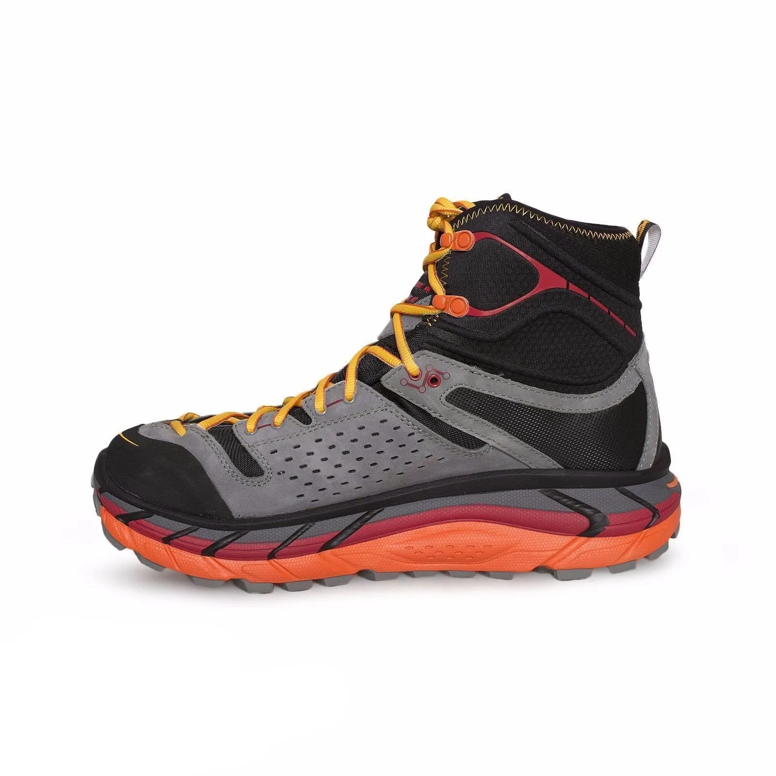 Hoka One One Ultra Hi Black / Flame Boots