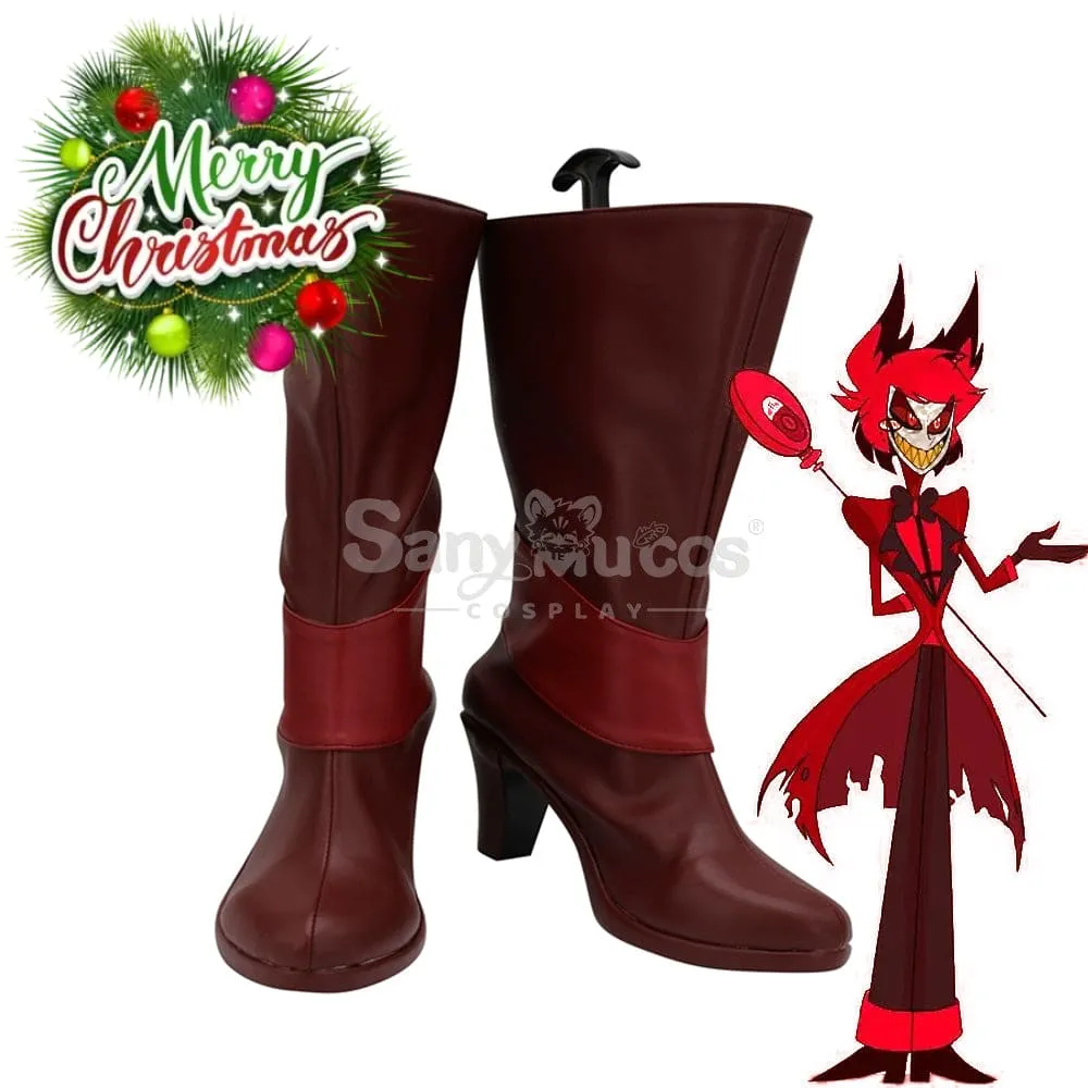 【In Stock】Anime Hazbin Hotel Cosplay Alastor Cosplay Shoes