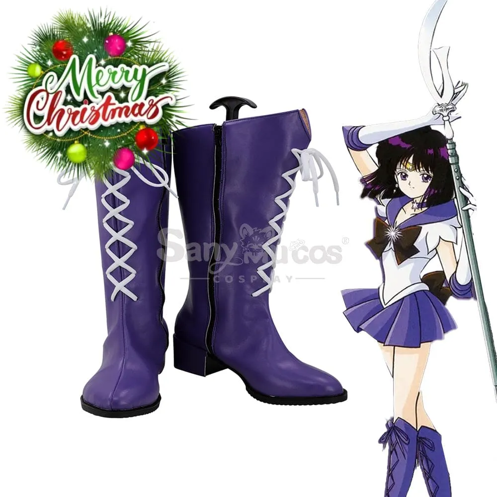 【In Stock】Anime Sailor Moon SuperS Cosplay Sailor Saturn Hotaru Tomoe Cosplay Shoes