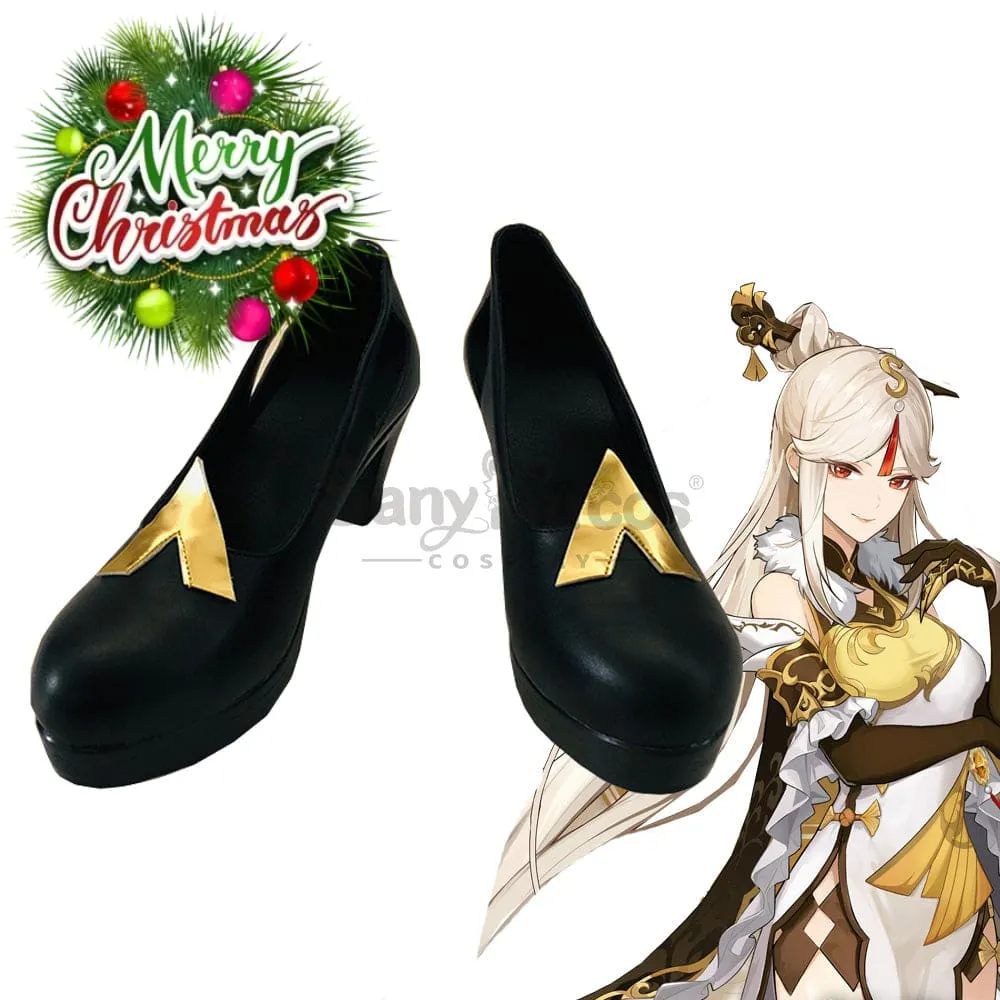 【In Stock】Game Genshin Impact Cosplay Ningguang Cosplay Shoes