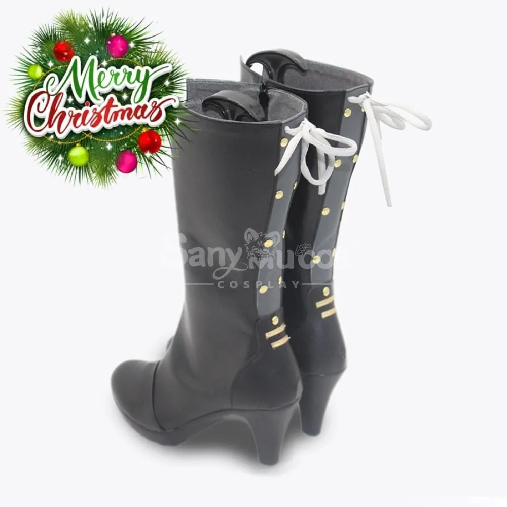 【In Stock】Game Wuthering Waves Cosplay Sanhua Cosplay Shoes