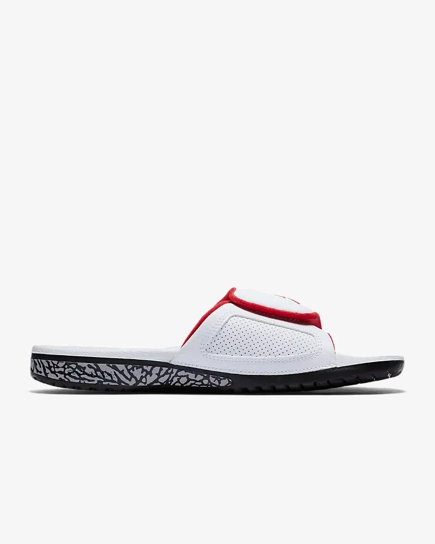 Jordan Hydro III Retro White University Red Black 854556-103