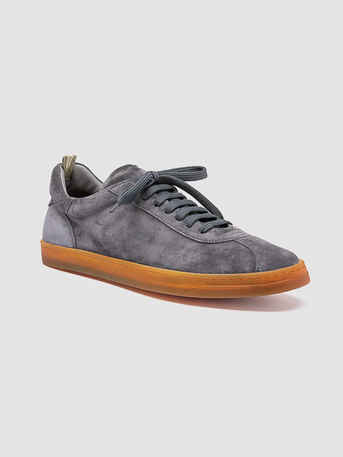 KARMA 015 - Grey Suede Low Top Sneakers