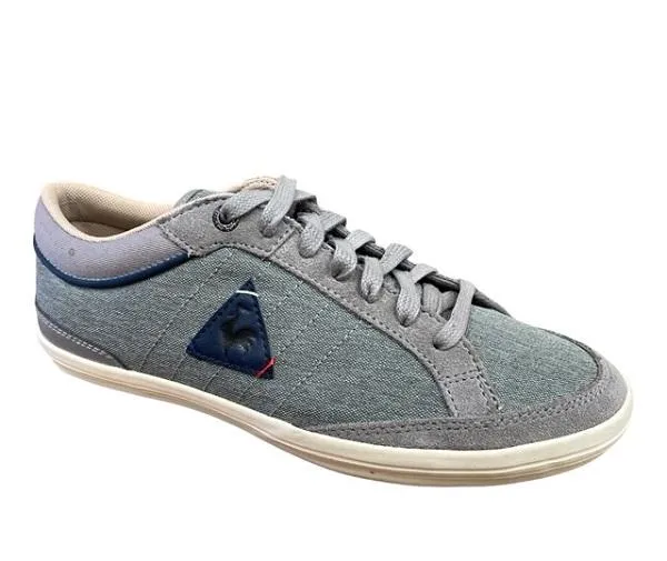 Le Coq Sportif scarpa sneakers da uomo in tela e pelle Feretcraft 2  1710019 blu grigio