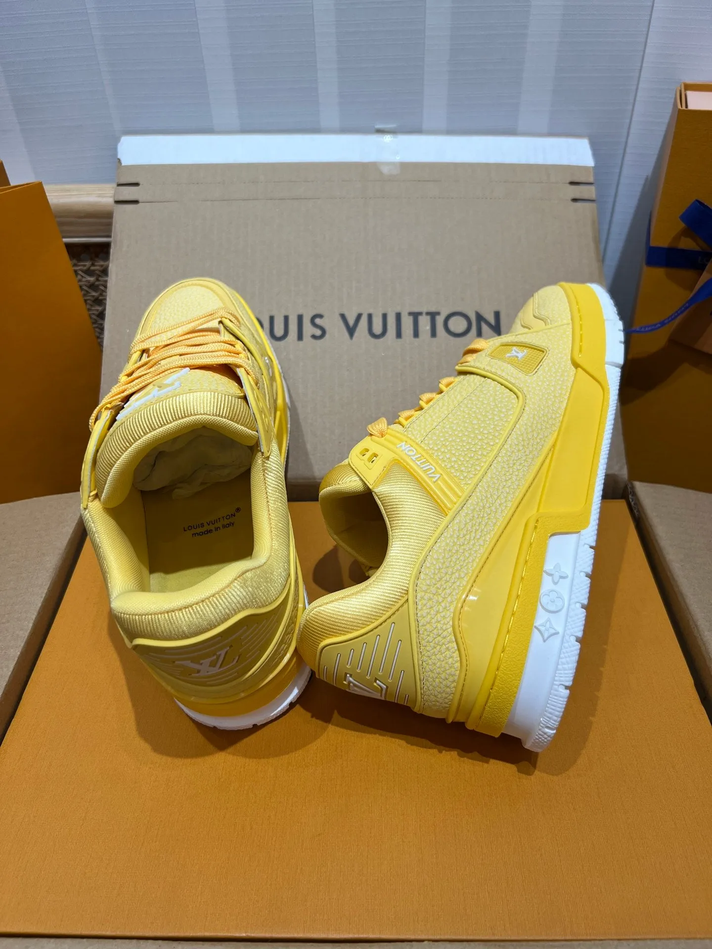 LUV Yellow Trainer Sneakers-080