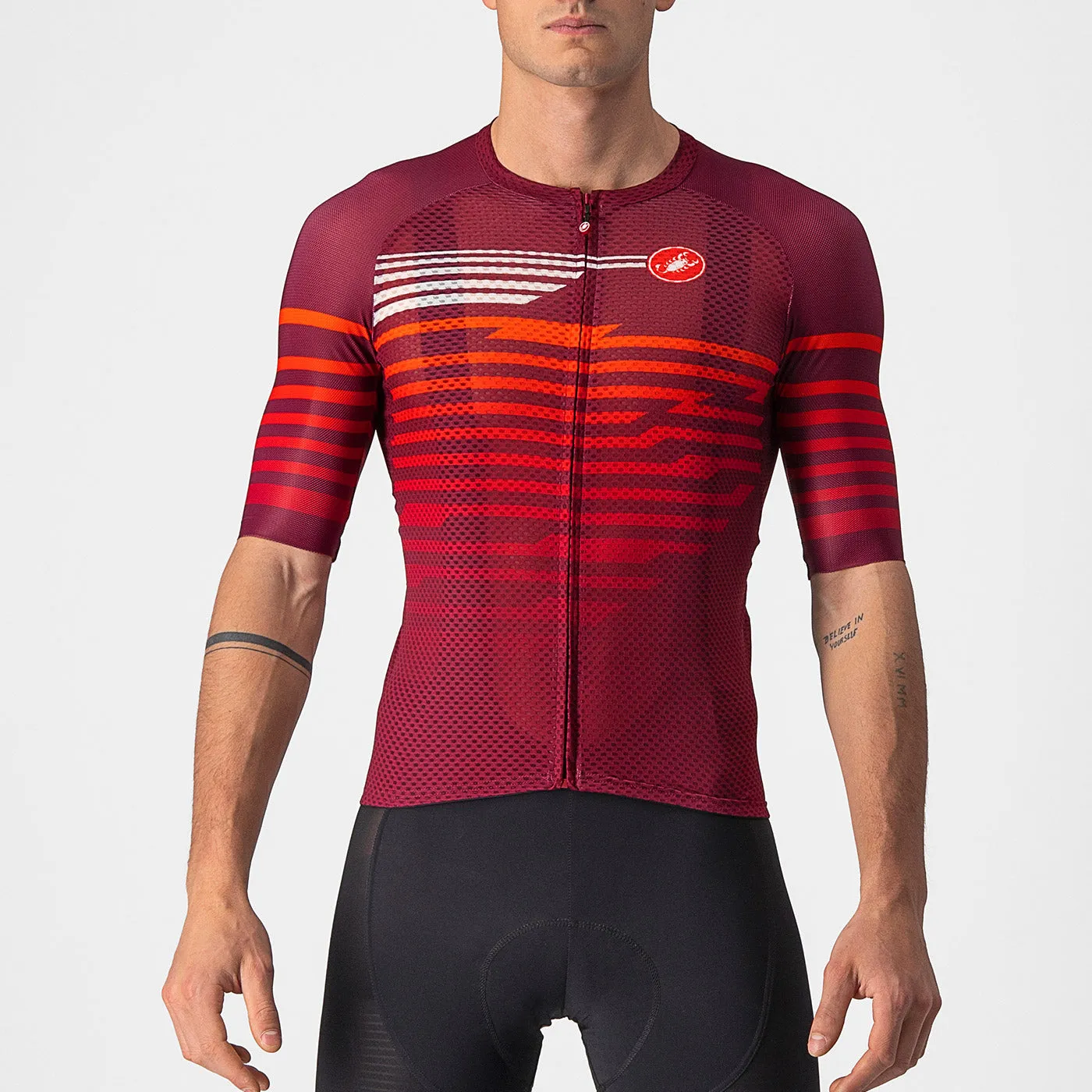 Maglia Castelli Climber's 3.0 SL - Bordeaux