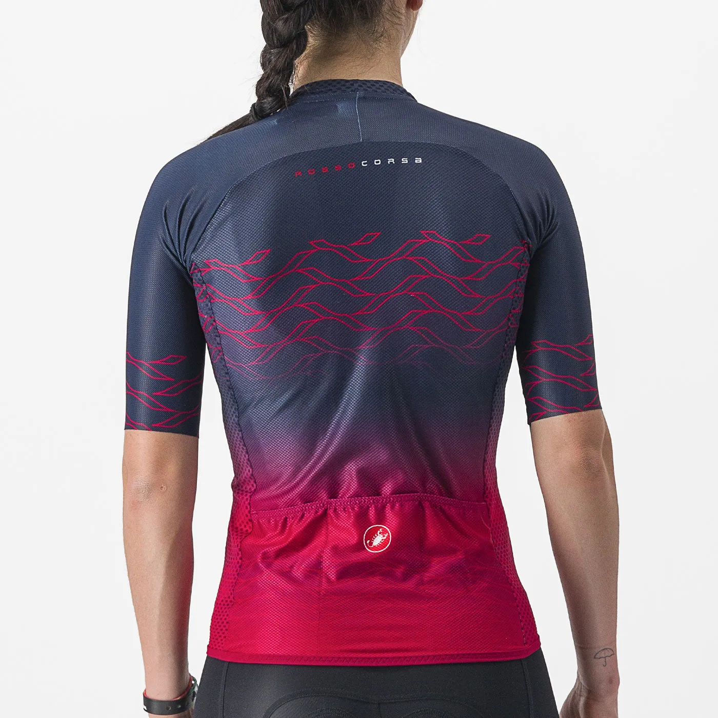 Maglia donna Castelli Climber's 2.0 - Blu rosso