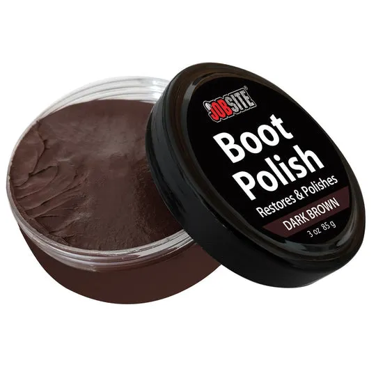 Manakey Group Boot Polish Dark Brown - 4 oz (4 oz., Dark Brown)