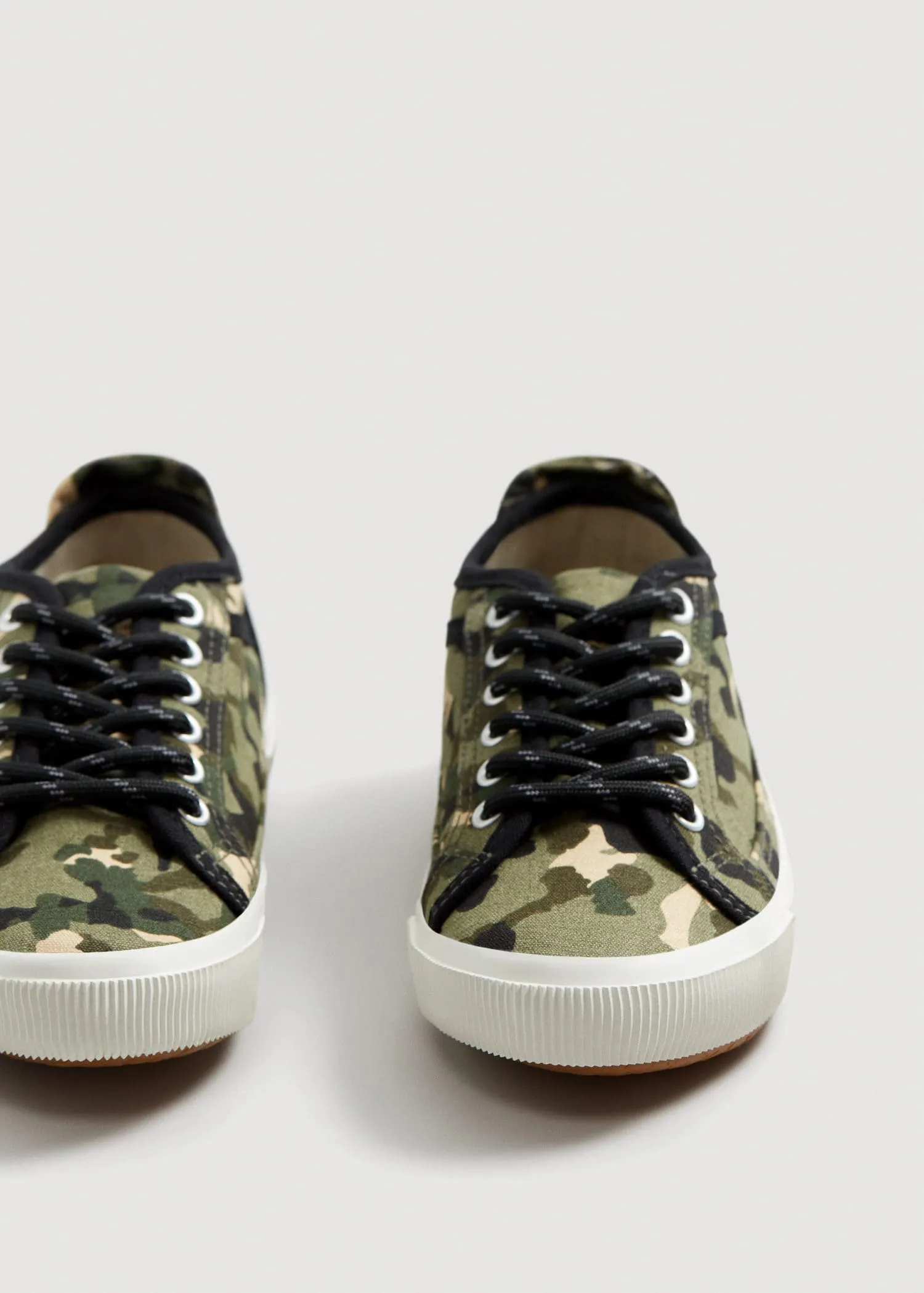 Mango Camo Print Older Boys Sneakers