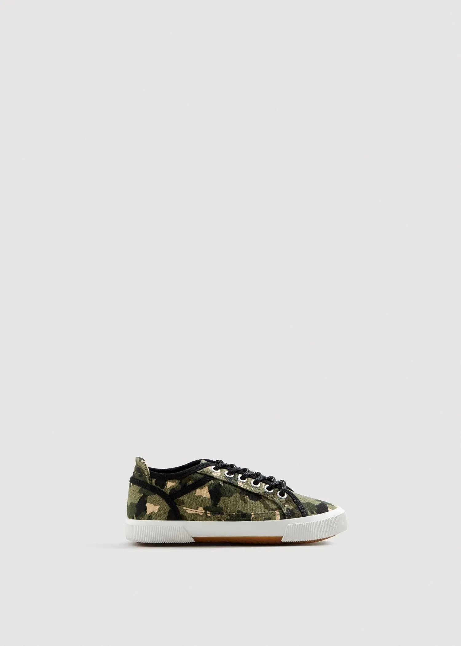 Mango Camo Print Older Boys Sneakers