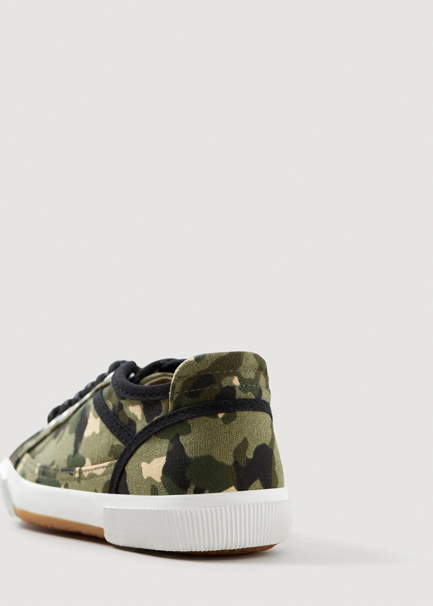 Mango Camo Print Older Boys Sneakers