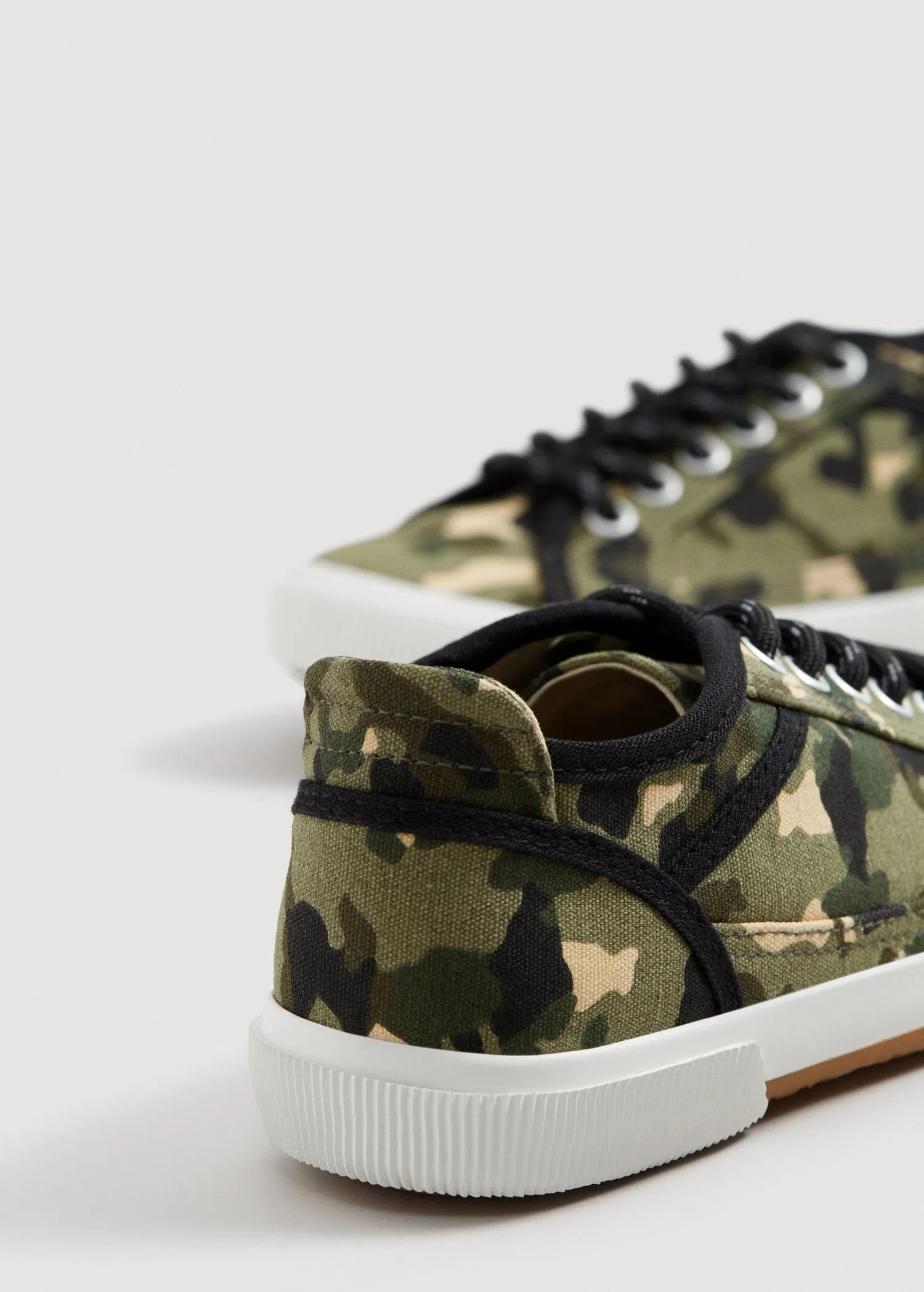 Mango Camo Print Older Boys Sneakers