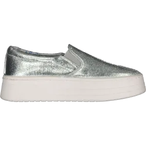 Metallic Slip-On Sneakers