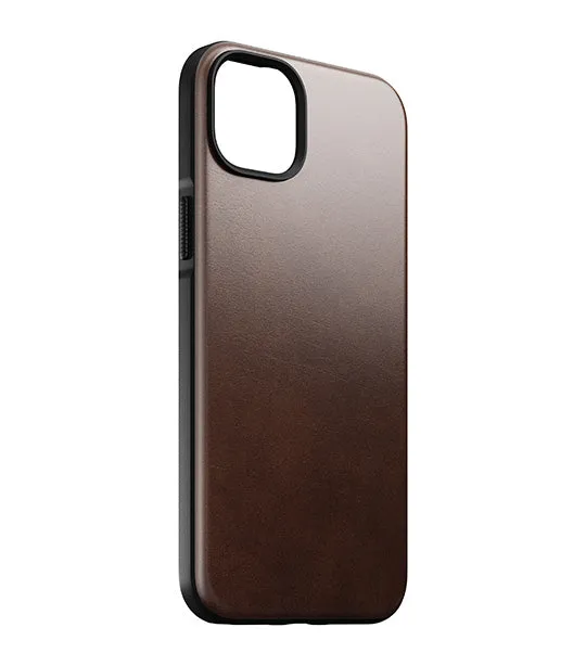 Modern Leather Case Horween Leather iPhone 14 Plus Brown