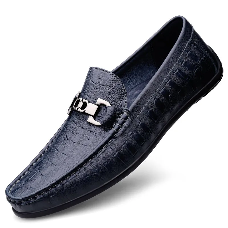 Modish CrocTex Slip-On Driving Loafers