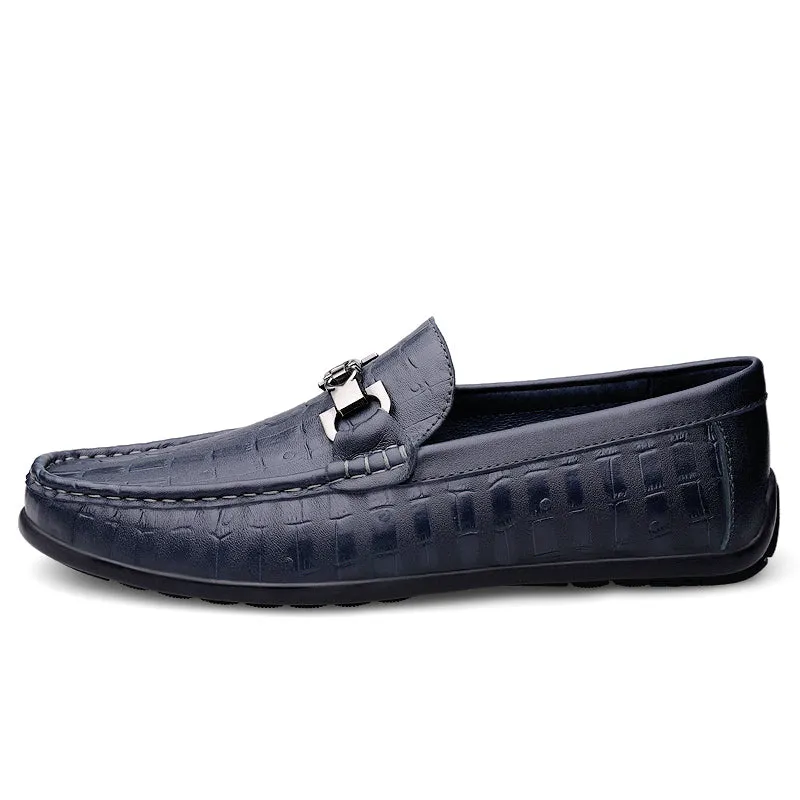 Modish CrocTex Slip-On Driving Loafers