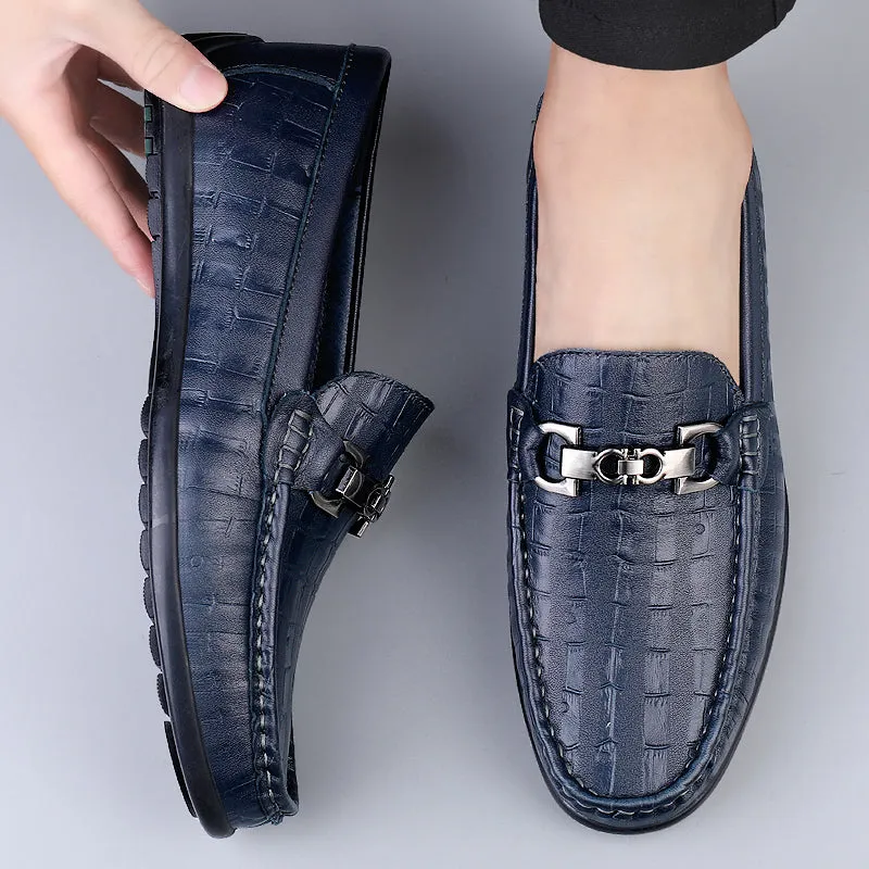 Modish CrocTex Slip-On Driving Loafers