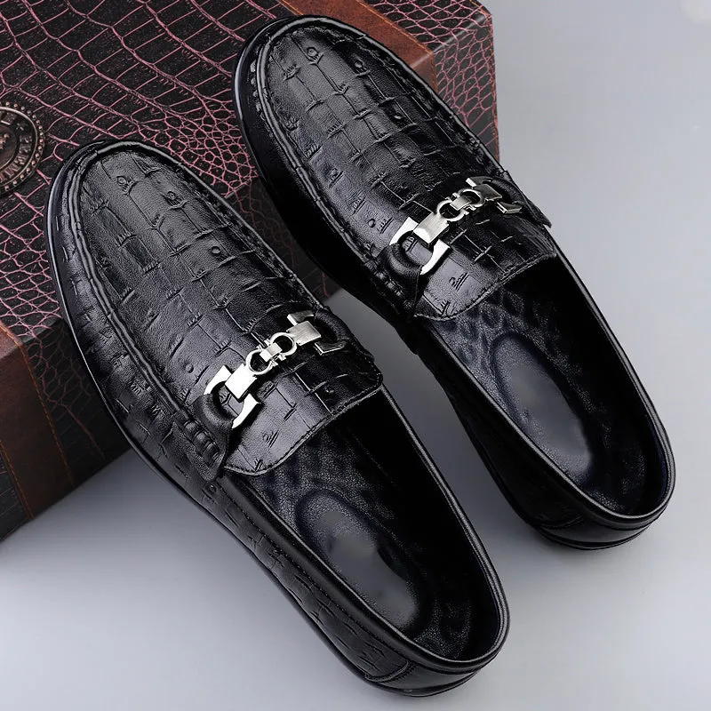 Modish CrocTex Slip-On Driving Loafers