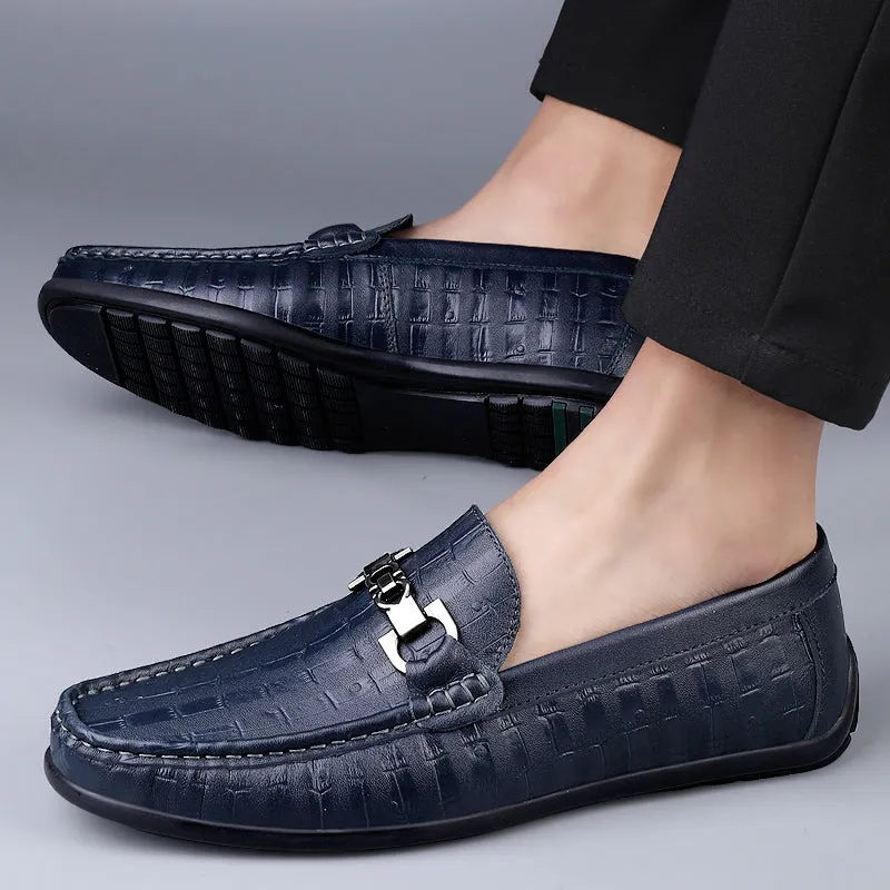 Modish CrocTex Slip-On Driving Loafers