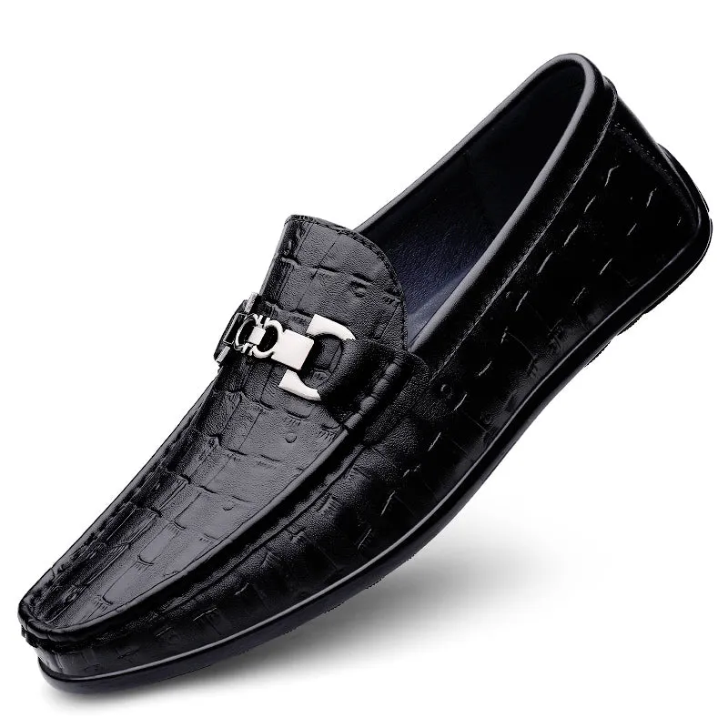 Modish CrocTex Slip-On Driving Loafers