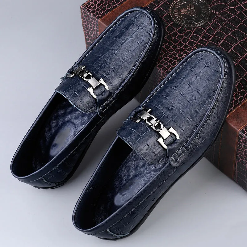 Modish CrocTex Slip-On Driving Loafers