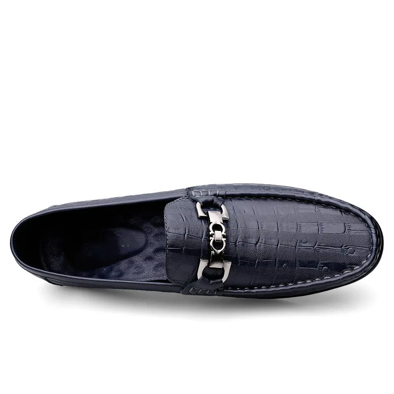 Modish CrocTex Slip-On Driving Loafers