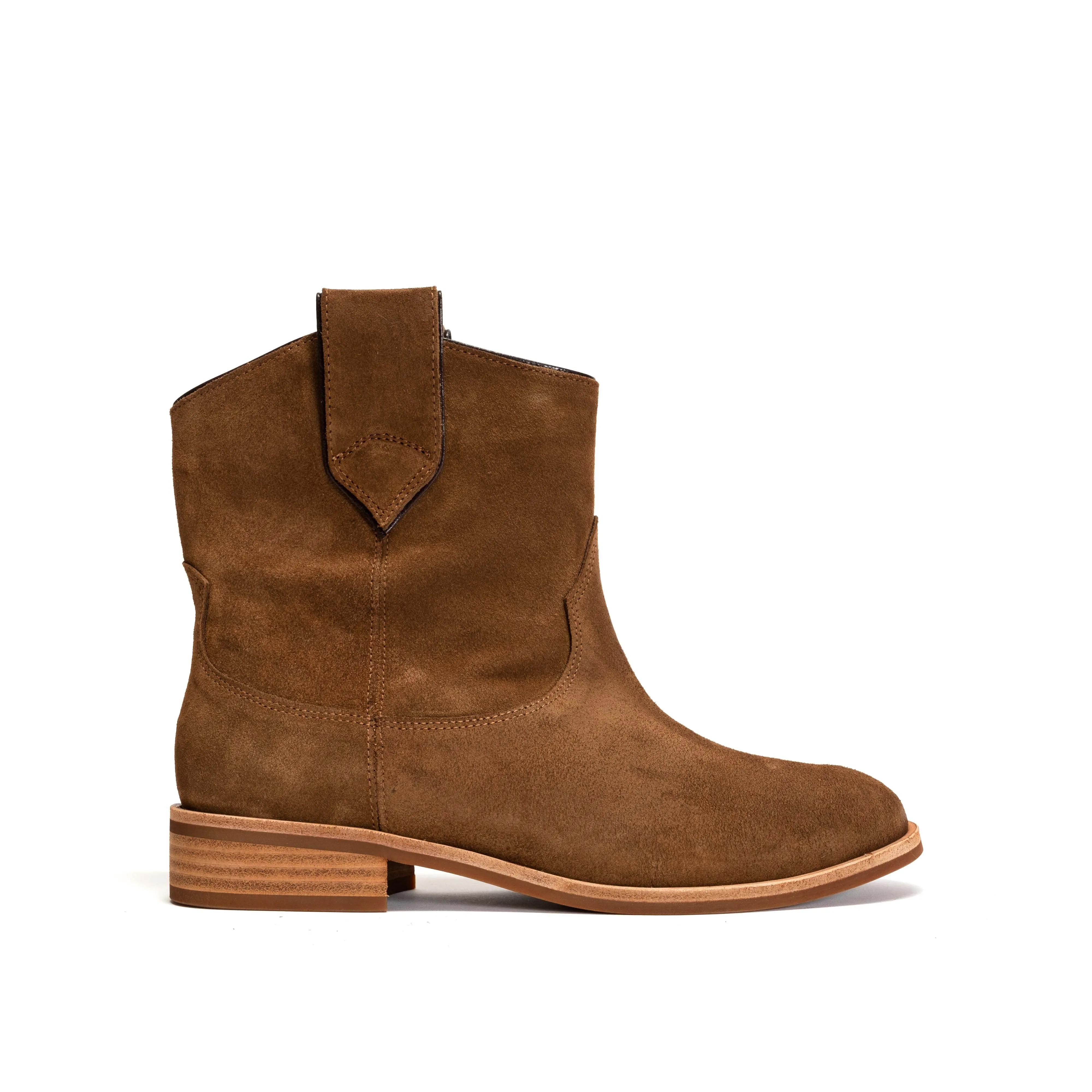 Monja calf suede Cinnamon