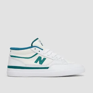 New Balance Franky Villani 417 Shoes - White/Vintage Teal