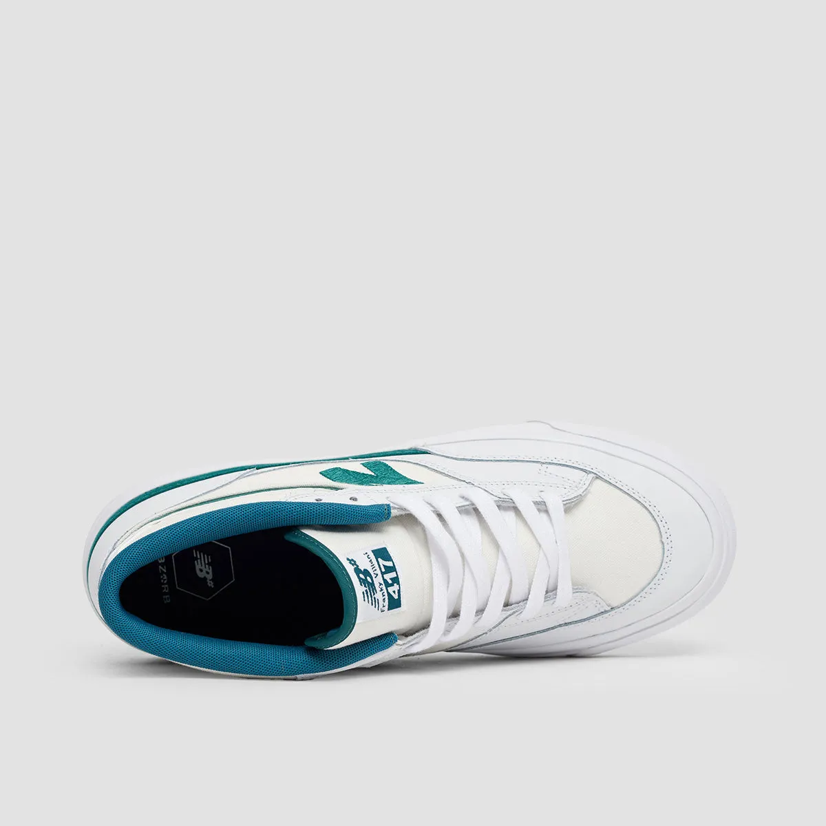 New Balance Franky Villani 417 Shoes - White/Vintage Teal