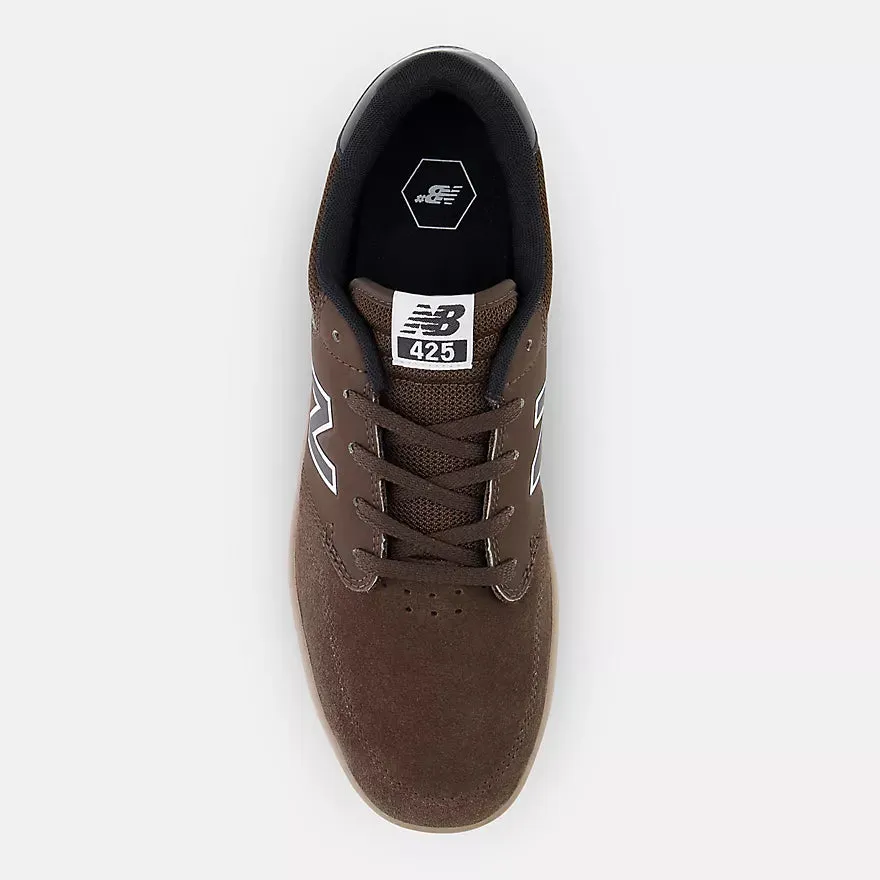 New Balance Numeric 425 Skateboard Shoes - Brown / Gum